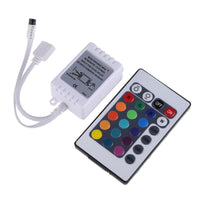Контролер RGB 6A 12V дистанционно 24 бутона IR