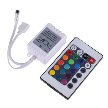 Контролер RGB 6A 12V дистанционно 24 бутона IR