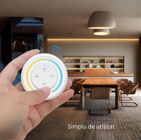 Контролер за LED лента CCT 12A 12V с кръгло дистанционно