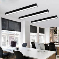 Линеен LED осветител 20W 120cm повърхностен черен, еквивалентен на 150W