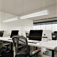 Линеен LED осветител 54W 120cm окачен/повърхностен бял