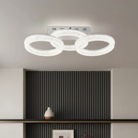 Осветително тяло LED MATEO 3 Circle White еквивалент 600W с дистанционно