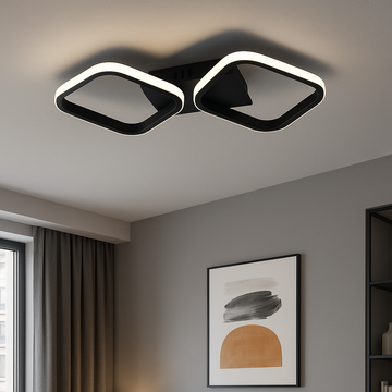 LED осветително тяло Mini Lumara Black еквивалент 200W