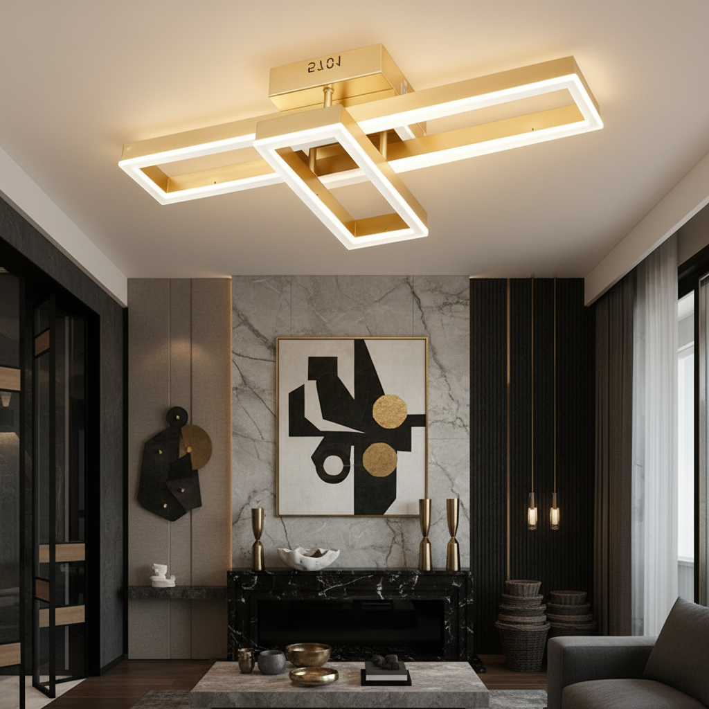 LED осветително тяло VION Gold еквивалент 300W с дистанционно