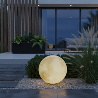 Матово външно абажурно кълбо MOONGLOW 40CM