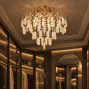 Кристален полилей MONCELO Gold ⌀50cm