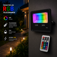 LED прожектор 30W Slim RGB
