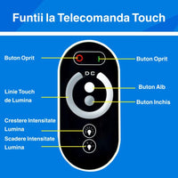 Димер 18A 12-24V TOUCH RF дистанционно