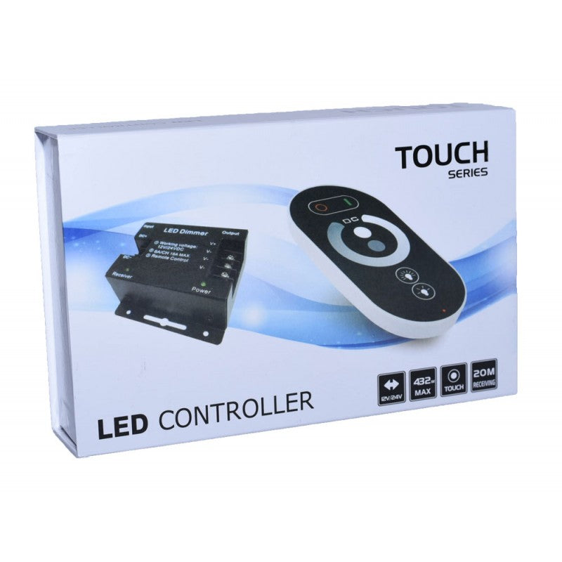 Димер 18A 12-24V TOUCH RF дистанционно