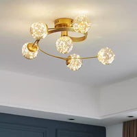 LED осветително тяло Sparkle абажур прозрачен G3396-6 еквивалент 300W