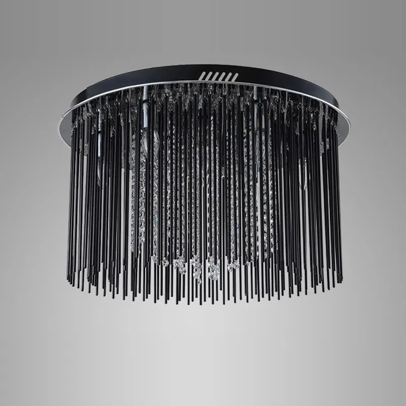 Полилей аплик от кристал Luxury Black Beauty