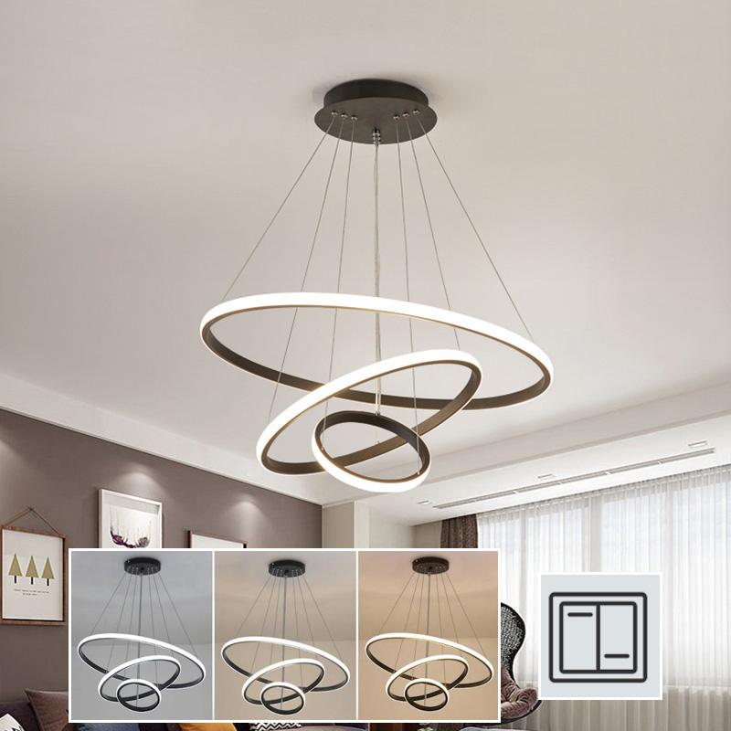 LED осветително тяло 96W Catalonia 3 сегмента Black еквивалент 400W
