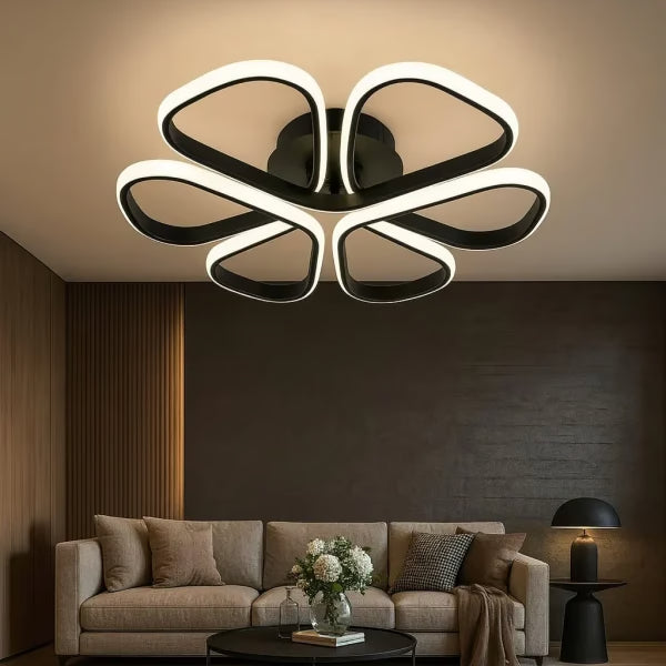 LED осветително тяло ISCHIA BLACK еквивалент 400W с дистанционно