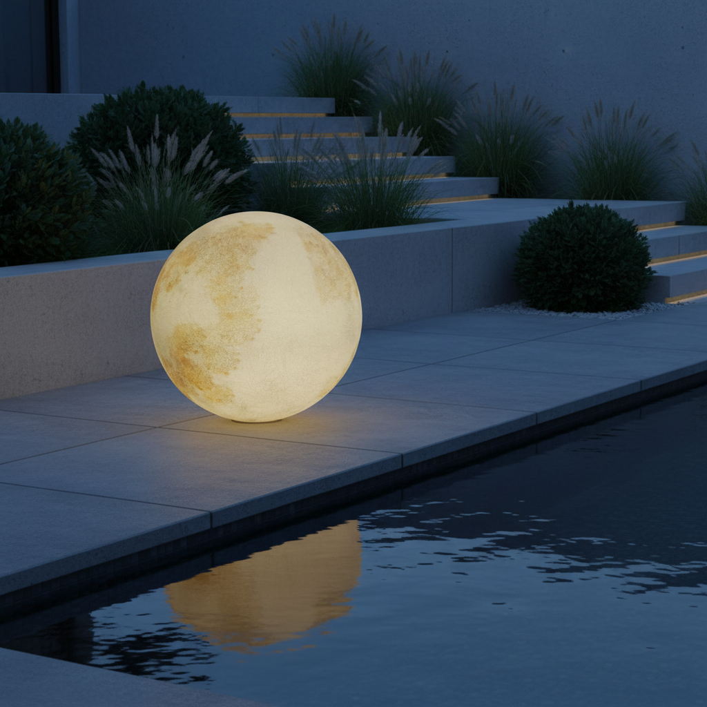 Глобус абажур мат външен MOONGLOW 60CM