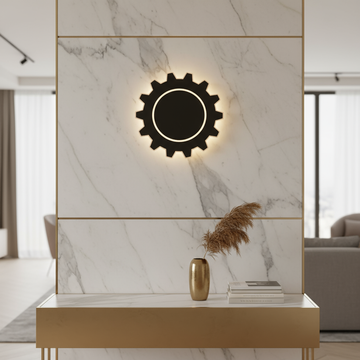LED аплик 8W RUVIN Black еквивалент 80W