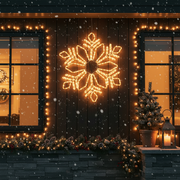 Декоративна LED снежинка Starfell 78cm IP44