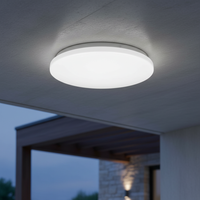 Външен LED плафон NOVELITE Frameless, кръгъл, Ø 30 cm, IP44, еквивалент 100 W