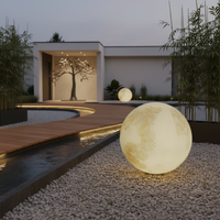 Глобус абажур мат външен MOONGLOW 60CM
