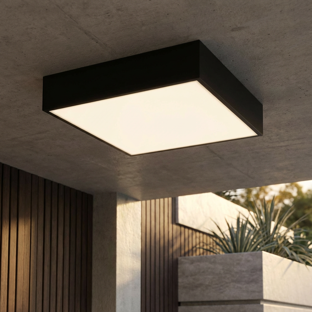Външен LED плафон RUUT със сензор 24W IP54