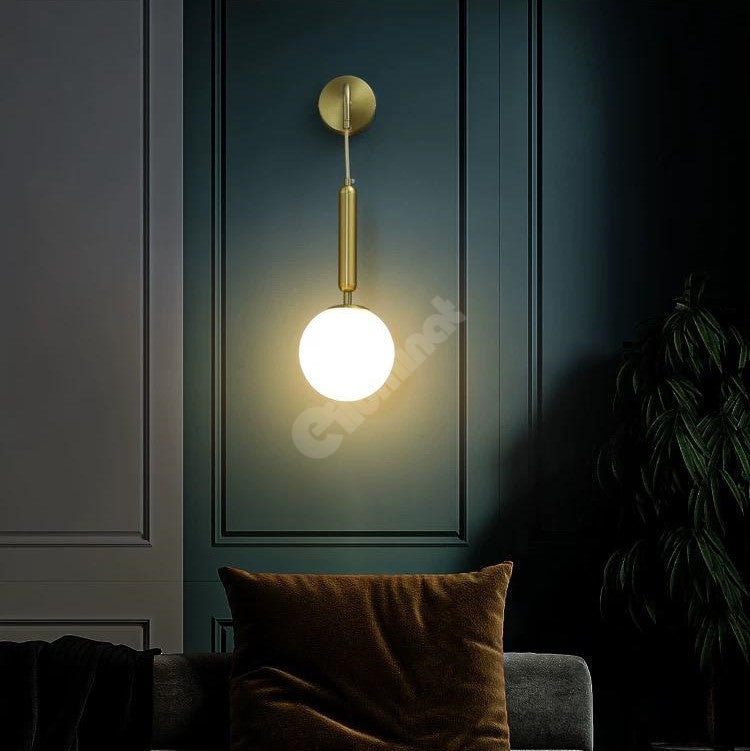 Aplica Ajustabila Nordic Style Abajur Mat Golden Bd629/1 Wall Light Fixtures