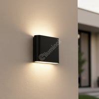 LED аплик 6W TANIA за външен монтаж, Черен