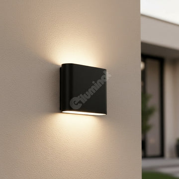 LED аплик 6W TANIA за външен монтаж, Черен