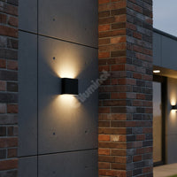 LED аплик 6W TANIA за външен монтаж, Черен