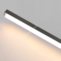 LED аплик за стена BEZY Черен 80 cm