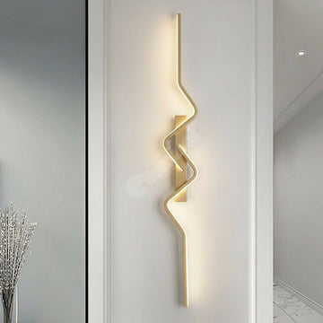 LED стенен аплик BEZY Златист 80 cm