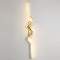 LED стенен аплик BEZY Златист 80 cm