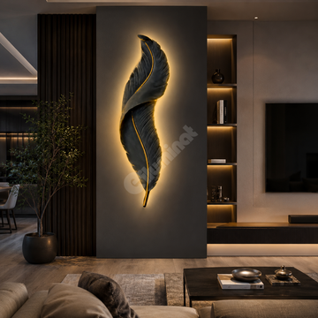 LED аплик BLACK Luxury Feather XXL 40W 90CM