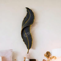 Aplica Led Black Luxury Feather Xxl 40W 90Cm Wall Light Fixtures