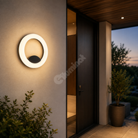 LED Аплик CRESCENT White & Black Ø20см 12W**