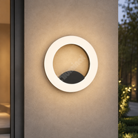 LED Аплик CRESCENT White & Black Ø20см 12W**