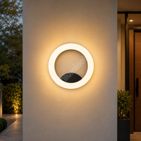 LED Аплик CRESCENT White & Black Ø20см 12W**