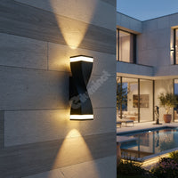 LED аплик за външен монтаж OREL Black IP65