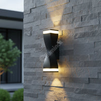 LED аплик за външен монтаж OREL Black IP65