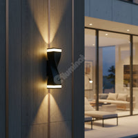 LED аплик за външен монтаж OREL Black IP65