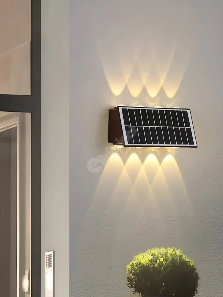 Соларен външен LED аплик Trio 8W