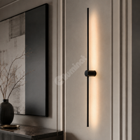 LED Аплик FRECCIA Black 87CM Еквивалент 80W