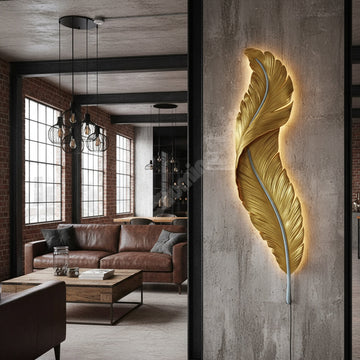 LED аплик GOLDEN Luxury Feather XXL 40W 90CM