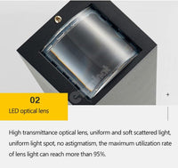 LED аплик за външен монтаж 2x3W LINES Черен