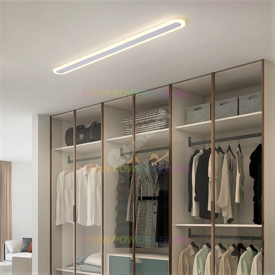 Aplica Led Liniara 64W 80Cm Alba Echivalent 400W Lighting Fixtures