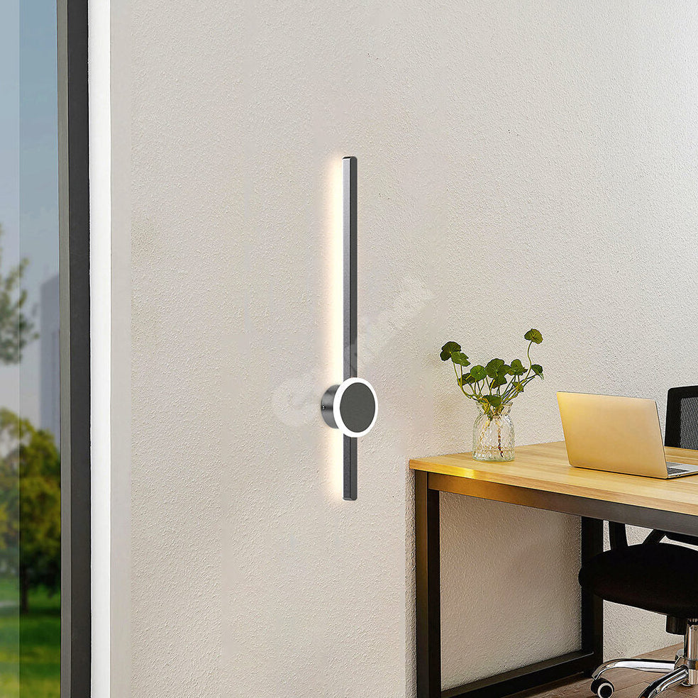 LED Аплик PENDOLO Black 70CM Eквивалент 100W