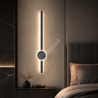 LED Аплик PENDOLO Black 70CM Eквивалент 100W