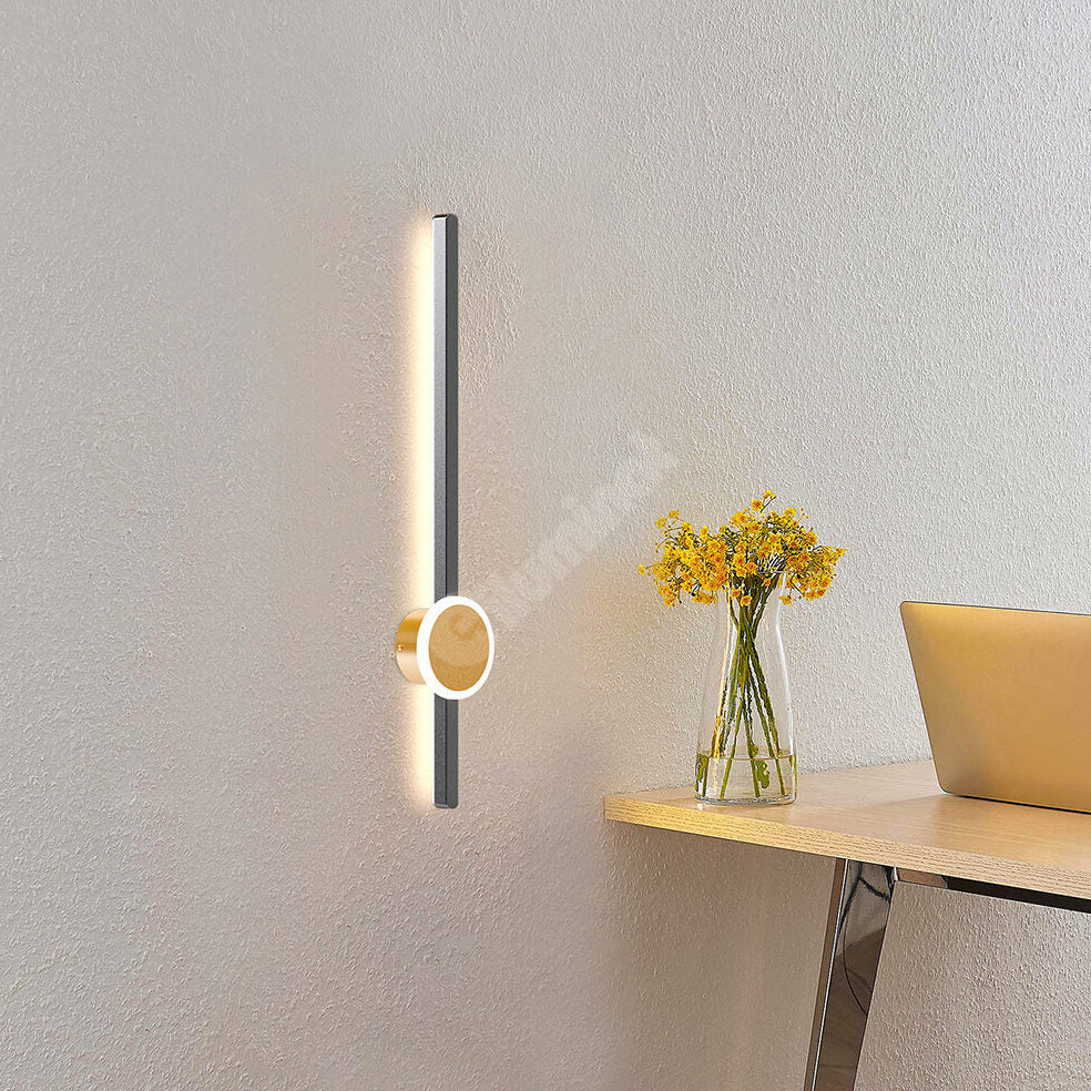 LED Аплик PENDOLO Black & Gold 70CM Ekвивалент 00W