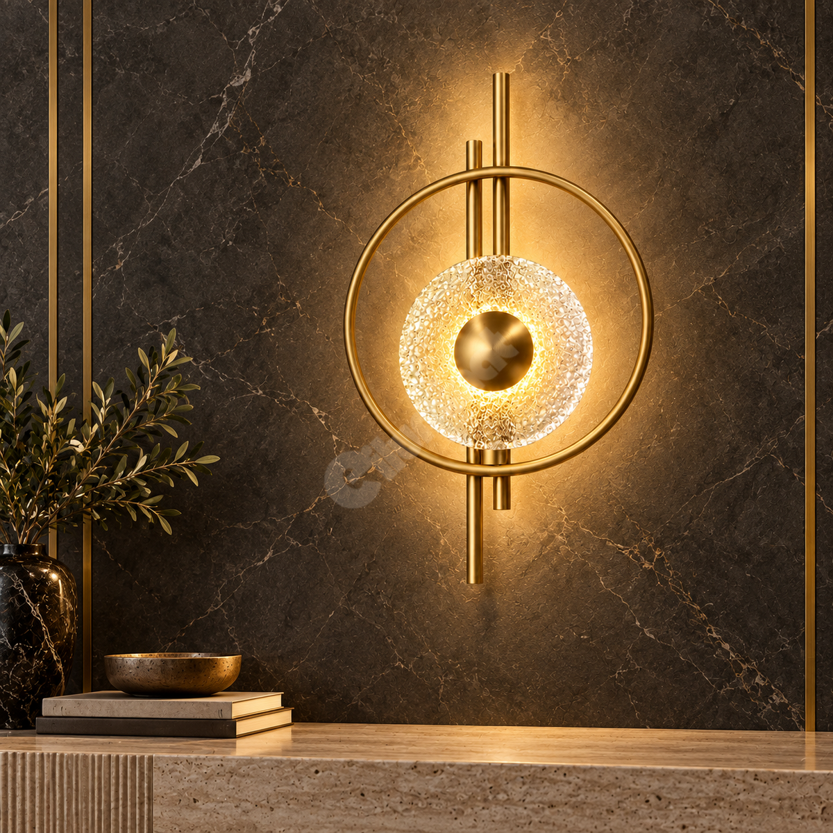 LED аплик за стена Aurora Gold