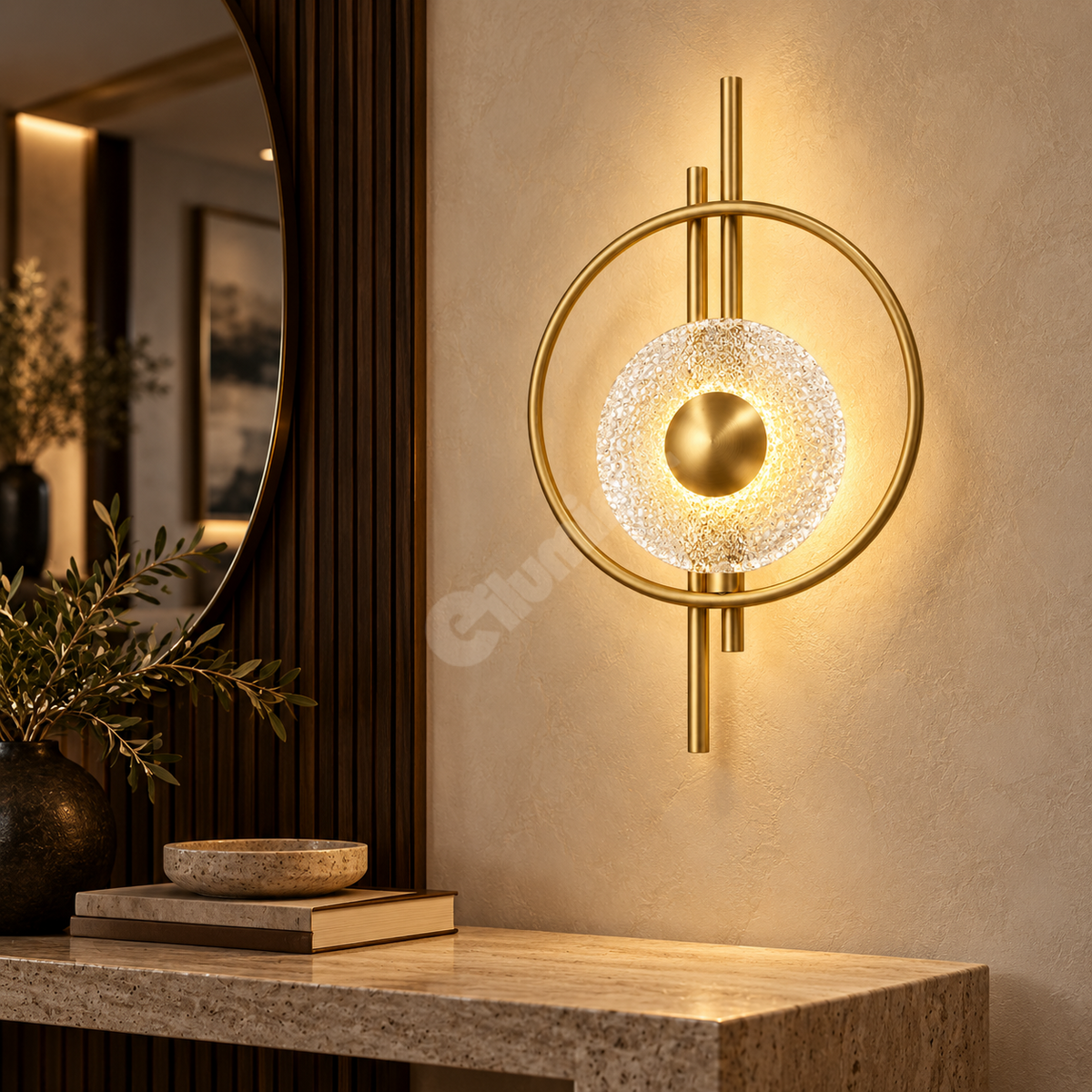 LED аплик за стена Aurora Gold