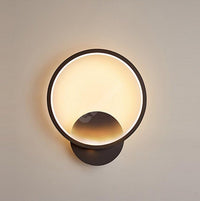 LED аплик 28W ROUND черен Slim 3 функции