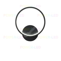 Aplica Led 28W Round Negru Slim 3 Functii Wall Light Fixtures